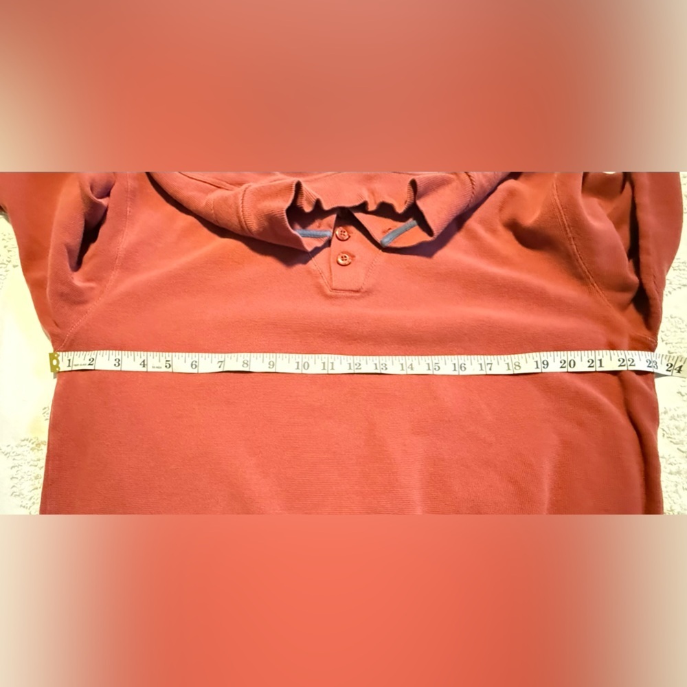 L.L. Bean Men's Rich Red Crewneck Sweater Size L - Picture 7 of 8